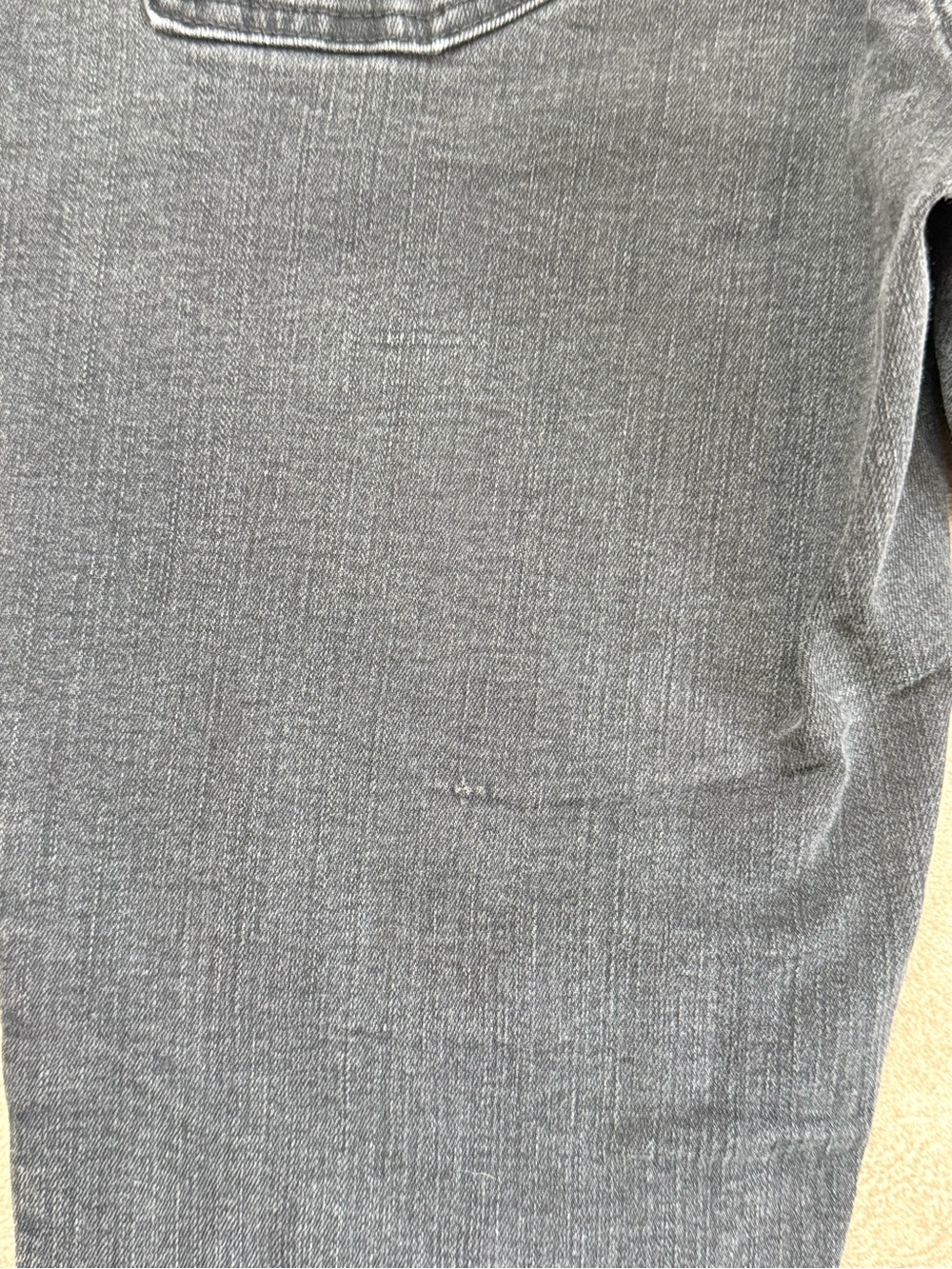 Madewell 9” High Rise Skinny Jeans Gray Raw Hem Button Fly Size 28 - Picture 11 of 11